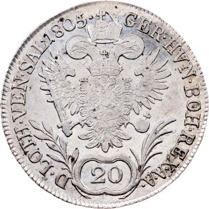 Franz I. (II.), 20 Kreuzer 1805, Kremnitz