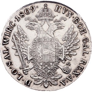 Franz I. (II.), 1 Thaler 1809, A, Vienna