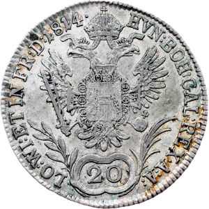 Franz I. (II.), 20 Kreuzer 1814, Vienna