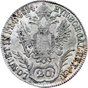 Franz I. (II.), 20 Kreuzer 1814, Vienna