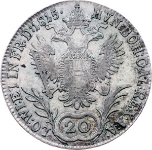 Franz I. (II.), 20 Kreuzer 1815, Vienna