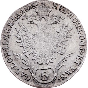 Franz I. (II.), 5 Kreuzer 1818, A, Vienna