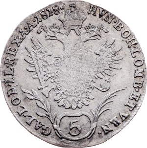 Franz I. (II.), 5 Kreuzer 1818, A, Vienna