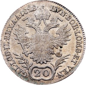 Franz I. (II.), 20 Kreuzer 1828, Vienna