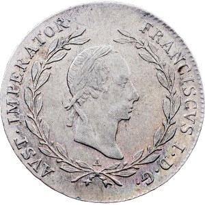 Franz I. (II.), 20 Kreuzer 1829, Vienna
