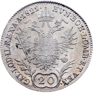 Franz I. (II.), 20 Kreuzer 1829, Vienna