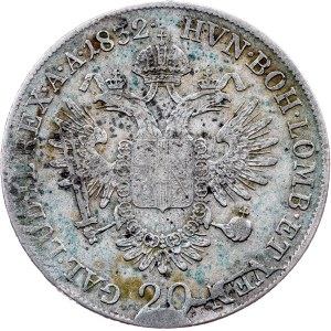 Franz I. (II.), 20 Kreuzer 1832, Vienna