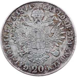 Ferdinand V., 20 Kreuzer 1841, Vienna