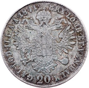 Ferdinand V., 20 Kreuzer 1841, Vienna