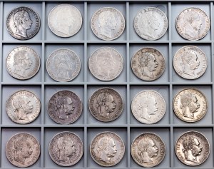 Franz Joseph I., 1 Gulden 1857-1891, Vienna