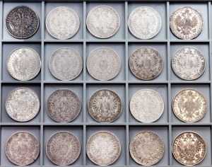 Franz Joseph I., 1 Gulden 1857-1891, Vienna