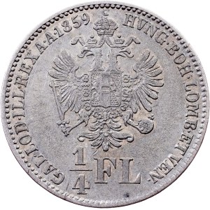 Franz Joseph I., 1/4 Gulden 1859, Kremnitz