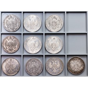 Franz Joseph I., 1 Gulden 1859-1888, Vienna