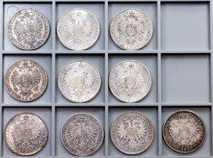 Franz Joseph I., 1 Gulden 1859-1888, Vienna