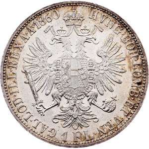 Franz Joseph I., 1 Gulden 1860, A, Vienna
