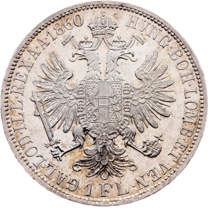 Franz Joseph I., 1 Gulden 1860, A, Vienna