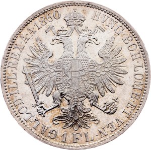 Franz Joseph I., 1 Gulden 1860, A, Vienna