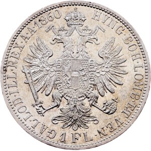 Franz Joseph I., 1 Gulden 1860, Vienna
