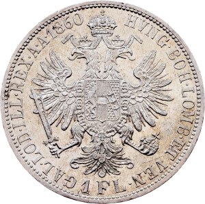 Franz Joseph I., 1 Gulden 1860, Vienna