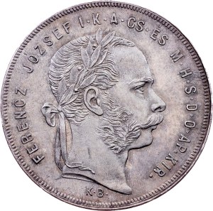 Franz Joseph I., 1 Forint 1873, KB, Kremnitz