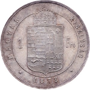Franz Joseph I., 1 Forint 1873, KB, Kremnitz
