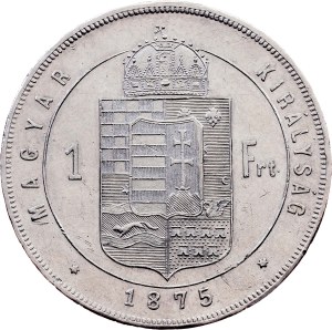 Franz Joseph I., 1 Forint 1875, KB, Kremnitz