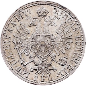 Franz Joseph I., 1 Gulden 1877, Vienna