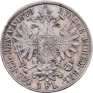 Franz Joseph I., 1 Gulden 1878, Vienna