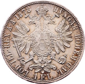 Franz Joseph I., 1 Gulden 1878, Vienna