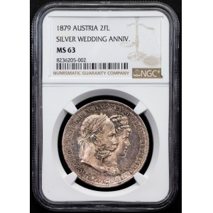 Franz Joseph I., 2 Gulden 1879, Vienna