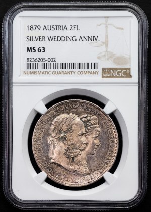 Franz Joseph I., 2 Gulden 1879, Vienna