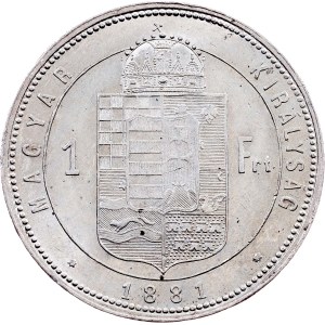 Franz Joseph I., 1 Forint 1881, Kremnitz