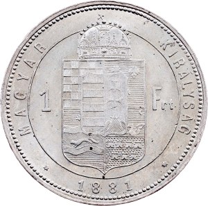 Franz Joseph I., 1 Forint 1881, Kremnitz