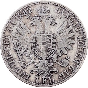 Franz Joseph I., 1 Gulden 1882, Vienna