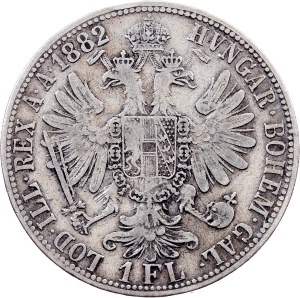 Franz Joseph I., 1 Gulden 1882, Vienna