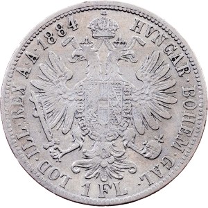 Franz Joseph I., 1 Gulden 1884, Vienna