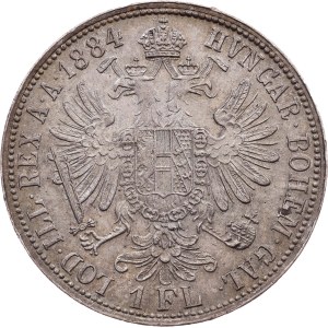 Franz Joseph I., 1 Gulden 1884, Vienna