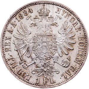 Franz Joseph I., 1 Gulden 1884, Vienna