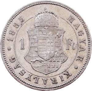 Franz Joseph I., 1 Forint 1885, Kremnitz