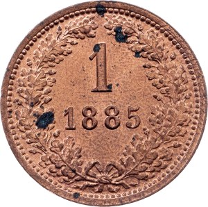 Franz Joseph I., 1 Kreuzer 1885, Vienna