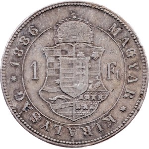 Franz Joseph I., 1 Forint 1886, Kremnitz