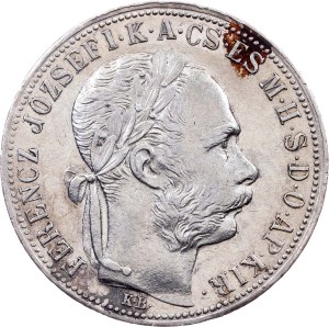 Franz Joseph I., 1 Forint 1887, KB, Kremnitz