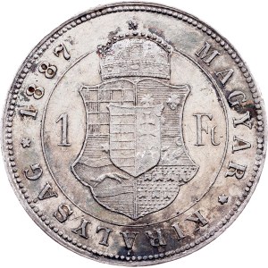 Franz Joseph I., 1 Forint 1887, KB, Kremnitz