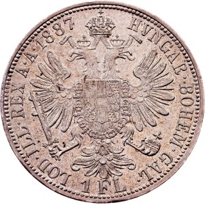 Franz Joseph I., 1 Gulden 1887, Vienna