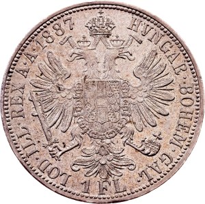 Franz Joseph I., 1 Gulden 1887, Vienna