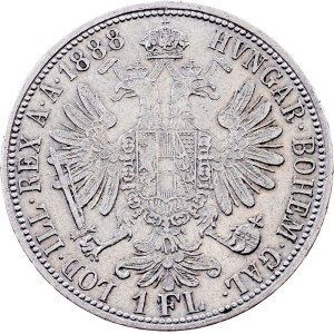 Franz Joseph I., 1 Gulden 1888, Vienna
