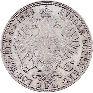 Franz Joseph I., 1 Gulden 1889, Vienna