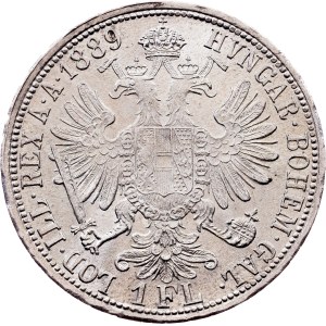 Franz Joseph I., 1 Gulden 1889, Vienna