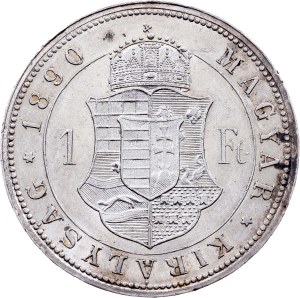 Franz Joseph I., 1 Forint 1890, KB, Kremnitz