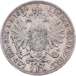 Franz Joseph I., 1 Gulden 1890, Vienna